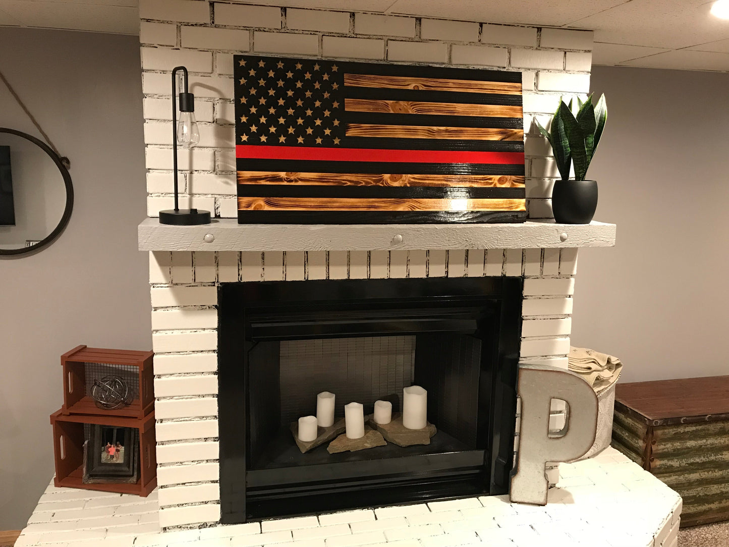 *NEW* Thin Red Line Concealment Flag - American Flag Concealment Case