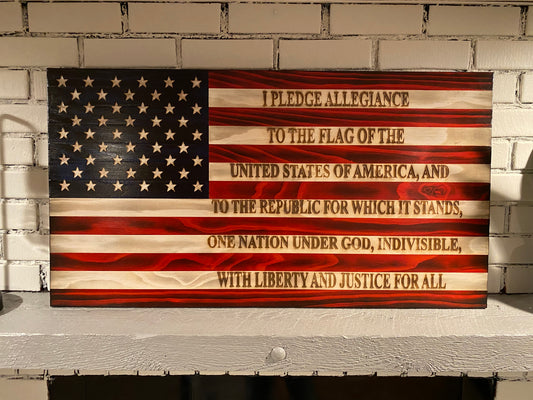 The Original Pledge of Allegiance Flag