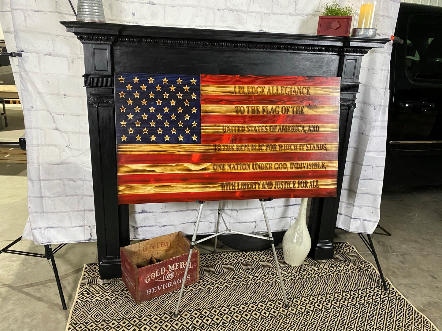 The Natural Pledge of Allegiance Concealment Flag - American Flag Gun Case