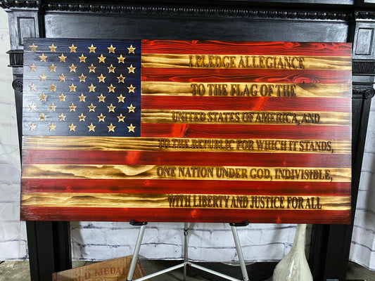 The Natural Pledge of Allegiance Concealment Flag - American Flag Gun Case