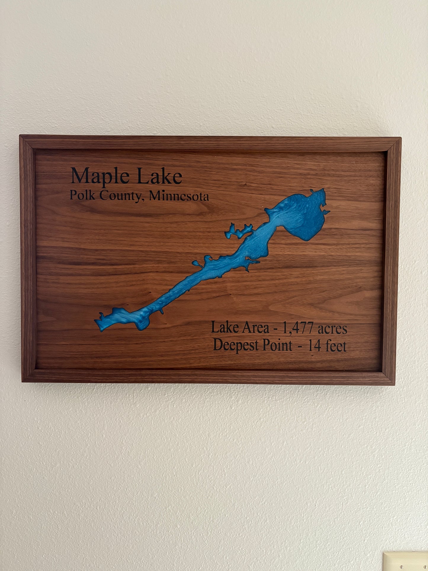 Handcrafted Custom Epoxy-and-Wood Signs – Unique Hardwood Signs up to 4x8 for Doors, Walls, or Branding