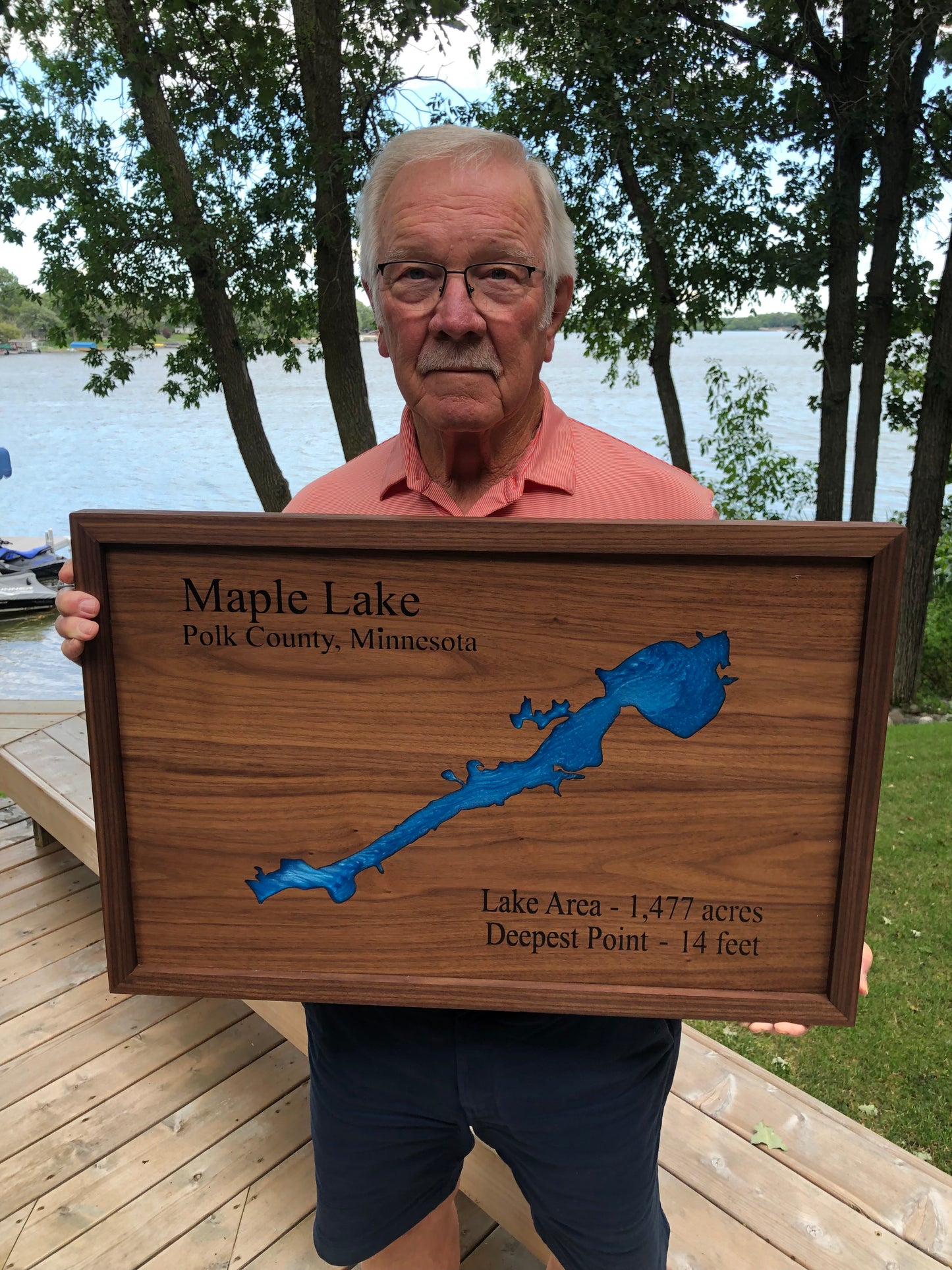 Handcrafted Custom Epoxy-and-Wood Signs – Unique Hardwood Signs up to 4x8 for Doors, Walls, or Branding