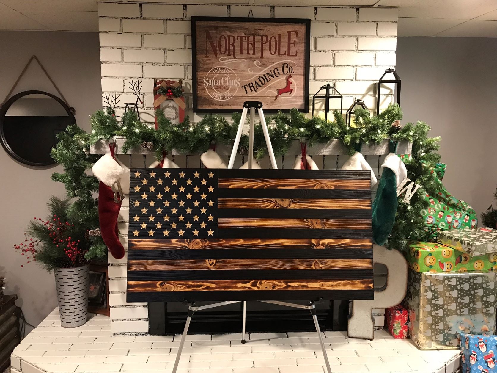 Rustic & Distressed Wooden American Flag Decor – Old Glory Rustic Sign Co.