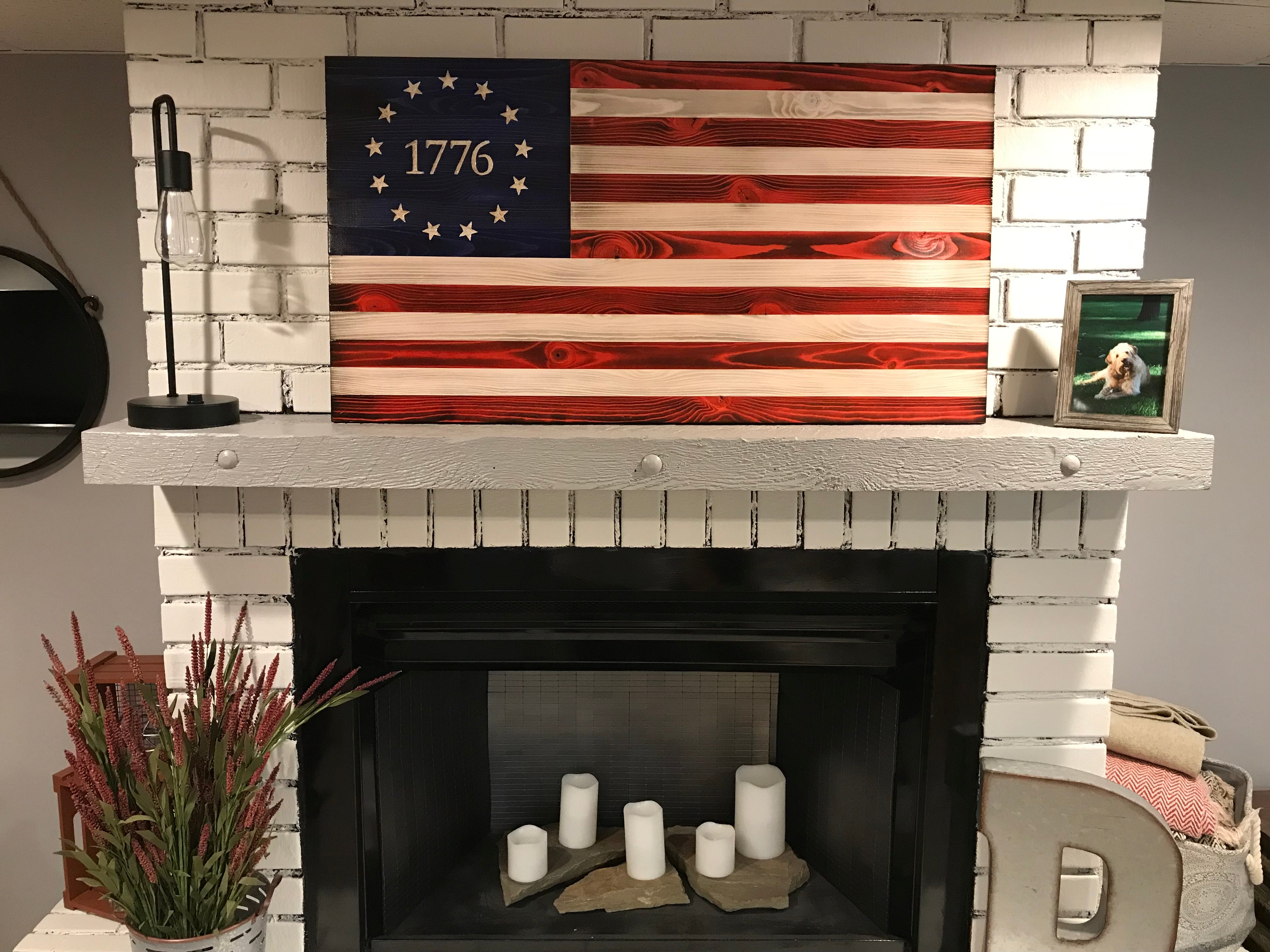 Rustic & Distressed Wooden American Flag Decor – Old Glory Rustic Sign Co.