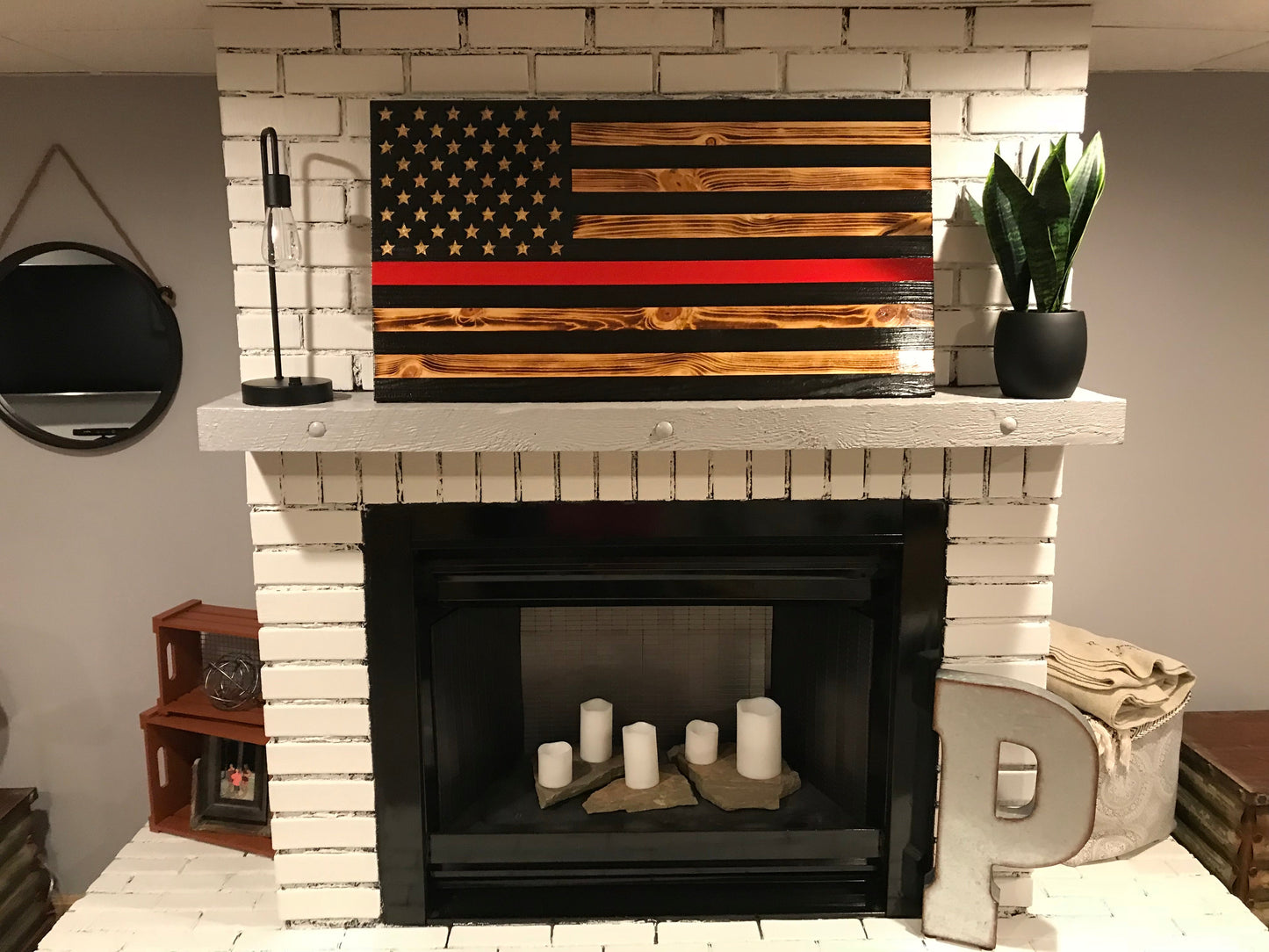 *NEW* Thin Red Line Concealment Flag - American Flag Concealment Case