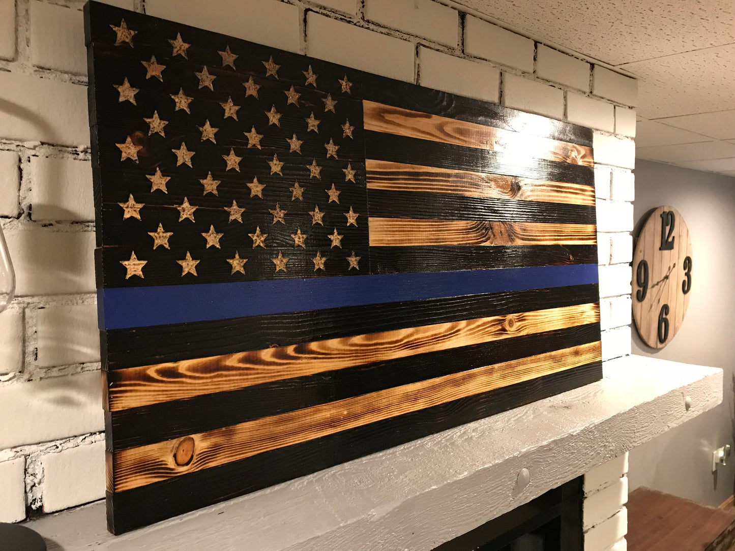 *NEW* Thin Blue Line Concealment Flag - American Flag Concealment Case